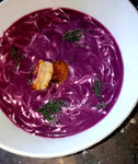Vegan Purple Potato Soup ~CBD Infusion