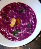 Vegan Purple Potato Soup ~CBD Infusion
